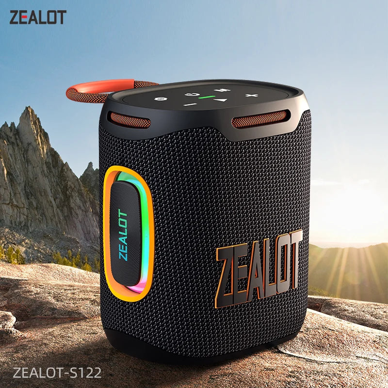 Zealot S122 Waterproof Bluetooth Speaker with HiFi Stereo Sound