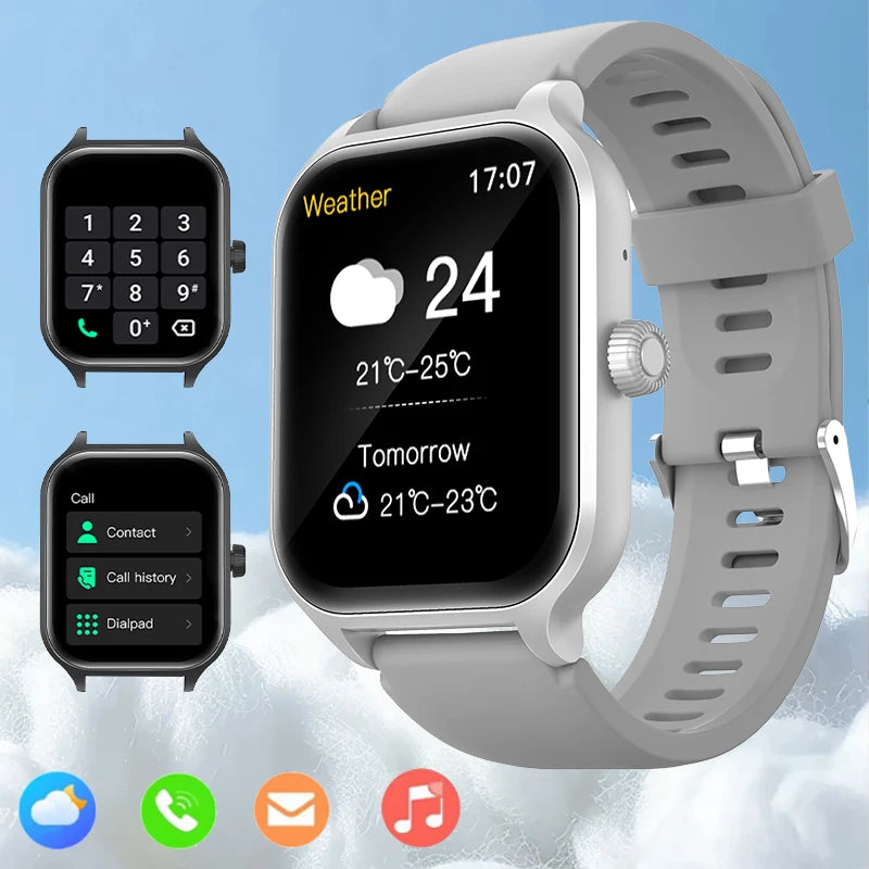 Smart Watch With Wireless Calling And Multi-Sport Tracking Features