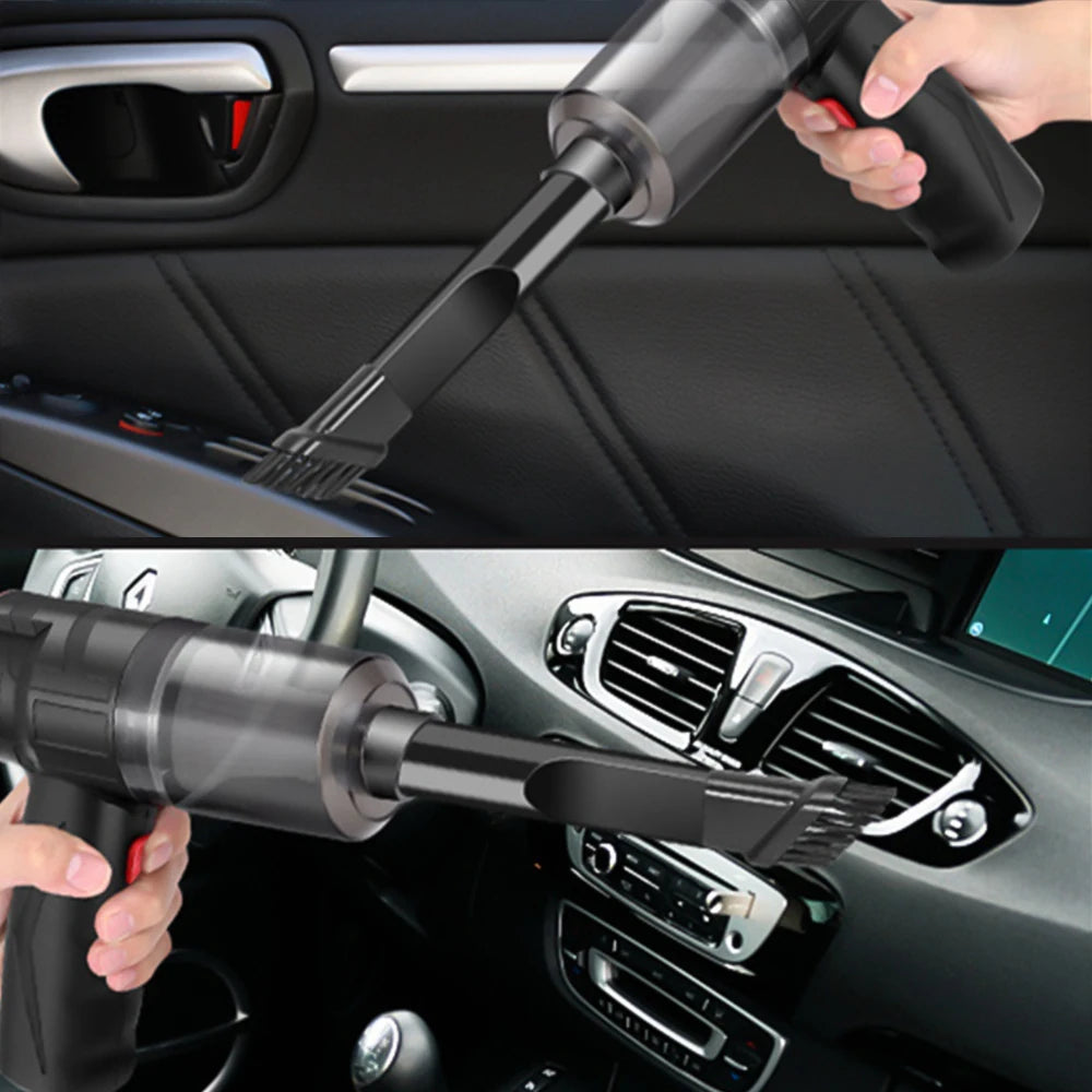 Portable High Power Wireless Vacuum Cleaner for Home and Car