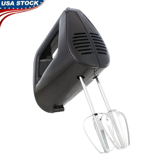 Five Speed Corded Hand Mixer With Beaters And Easy Grip