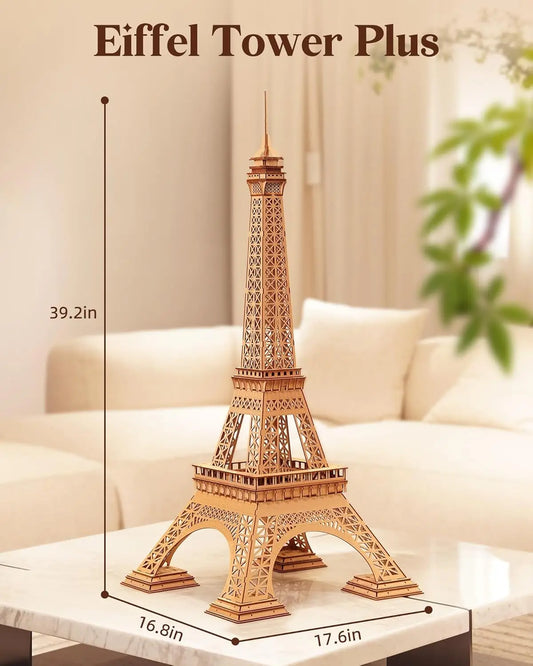 Robotime Rolife DIY Wooden 3D Eiffel Tower Model Kit