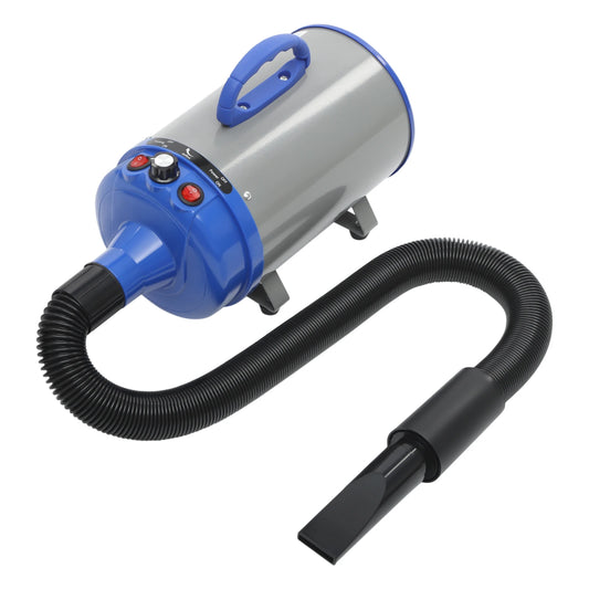 Electric Pet Hair Dryer with Adjustable Wind and Nozzles