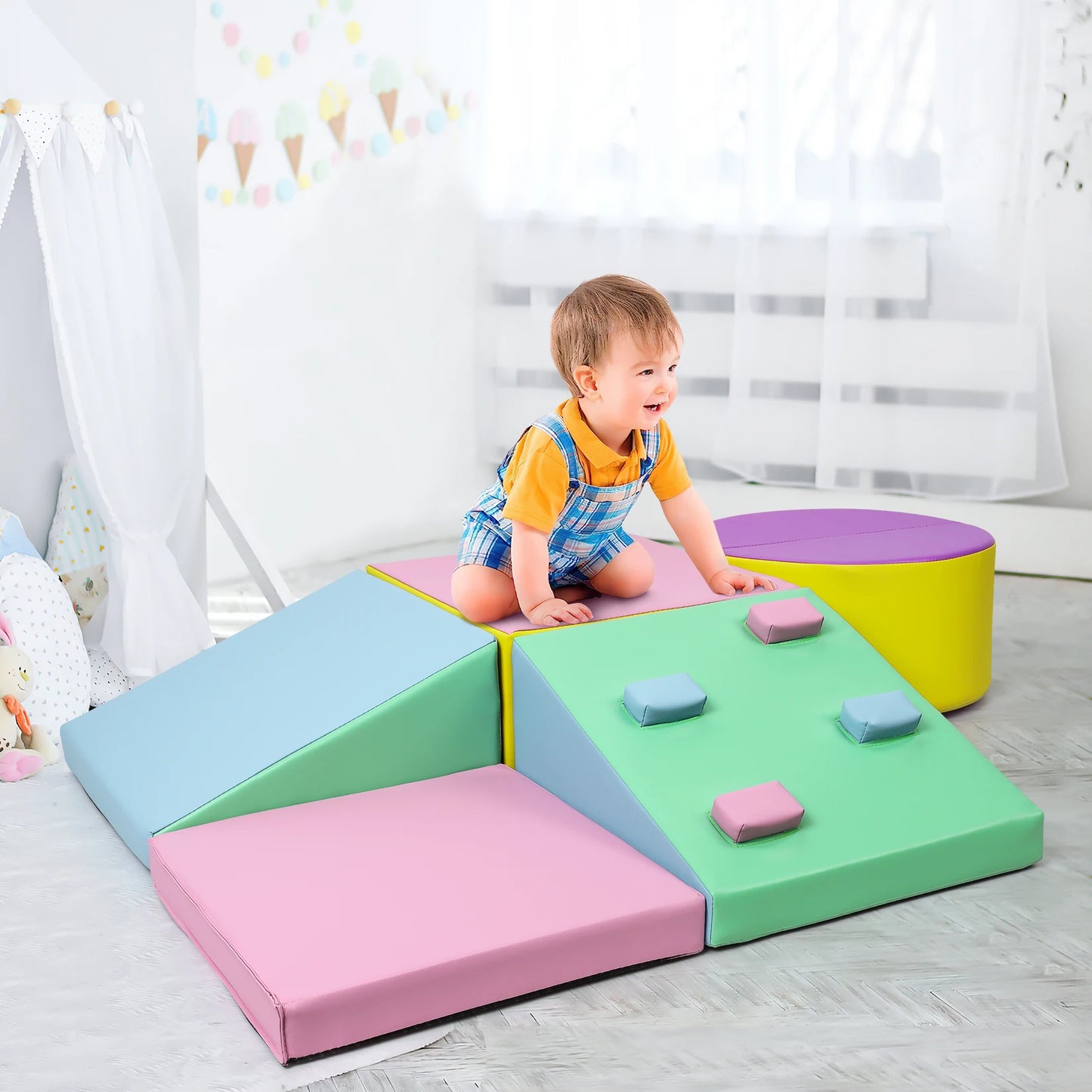 Foam Climbing Blocks for Toddlers and Preschoolers Play Set