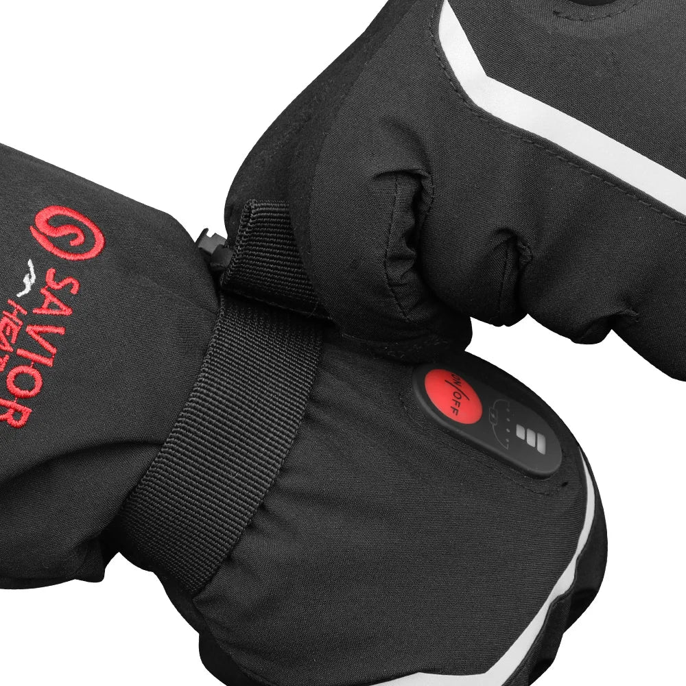 Savior Heat Electric Heated Gloves USB Rechargeable Winter Warmth
