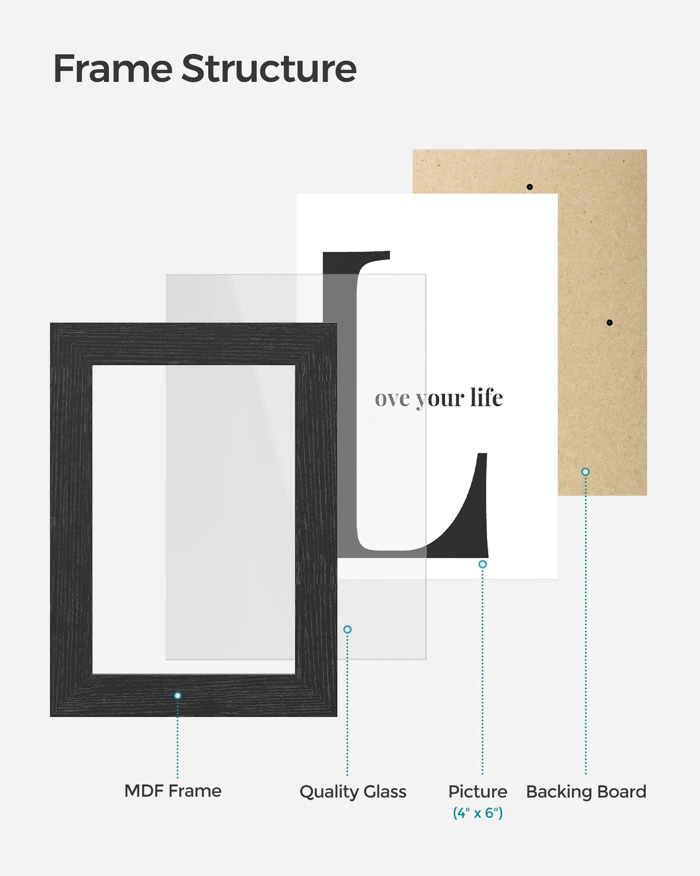 Songmics Collage Picture Frames for Beautiful Wall Displays