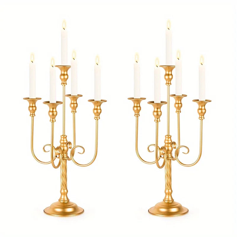 Iron Pillar Candle Holders For Weddings And Holiday Decor