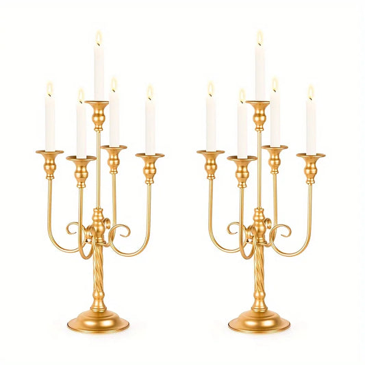 Iron Pillar Candle Holders For Weddings And Holiday Decor