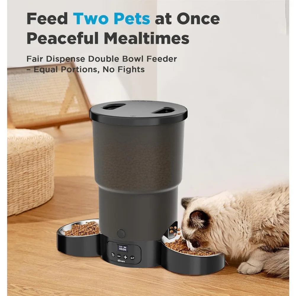 Automatic Cat Feeder for Multiple Pets with Programmable Meals