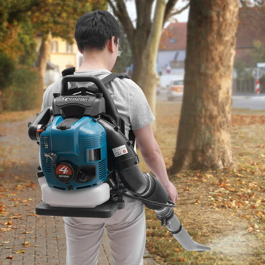Powerful Gas Backpack Leaf Blower for Efficient Lawn Cleanup