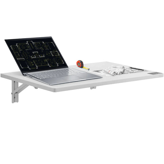 Vevor Wall Mounted Folding Desk With Fold Down Bracket