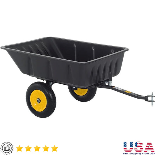 Heavy Duty Lawn Trailer for ATV and Garden Tool Hauling