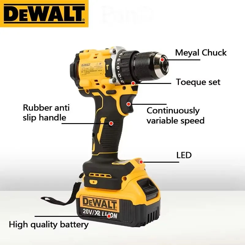 DEWALT 20V Brushless Electric Screwdriver and Impact Drill Combo