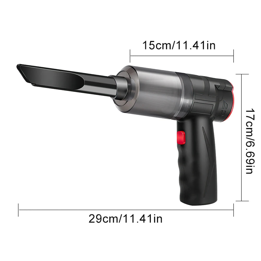 Portable High Power Wireless Vacuum Cleaner for Home and Car