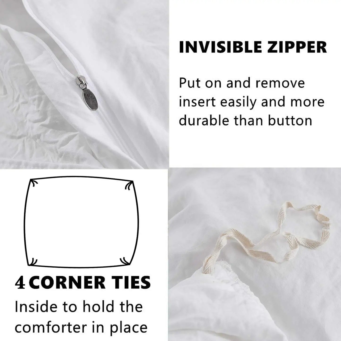 Cozy Farmhouse Ruffled Duvet Cover Set for Elegant Bedding