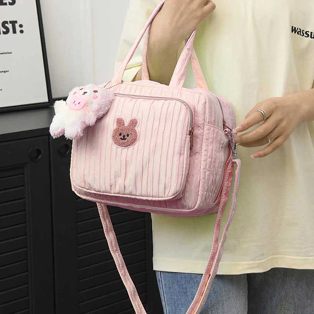 Cartoon Diaper Bag With Pendant Multi Function Organizer
