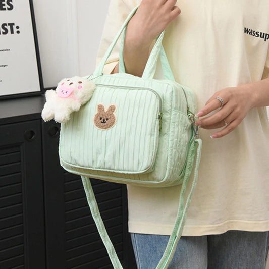 Cartoon Diaper Bag With Pendant Multi Function Organizer
