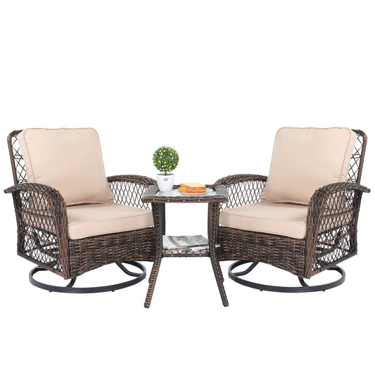 Outdoor Swivel Gliders Patio Furniture Set for Ultimate Relaxation