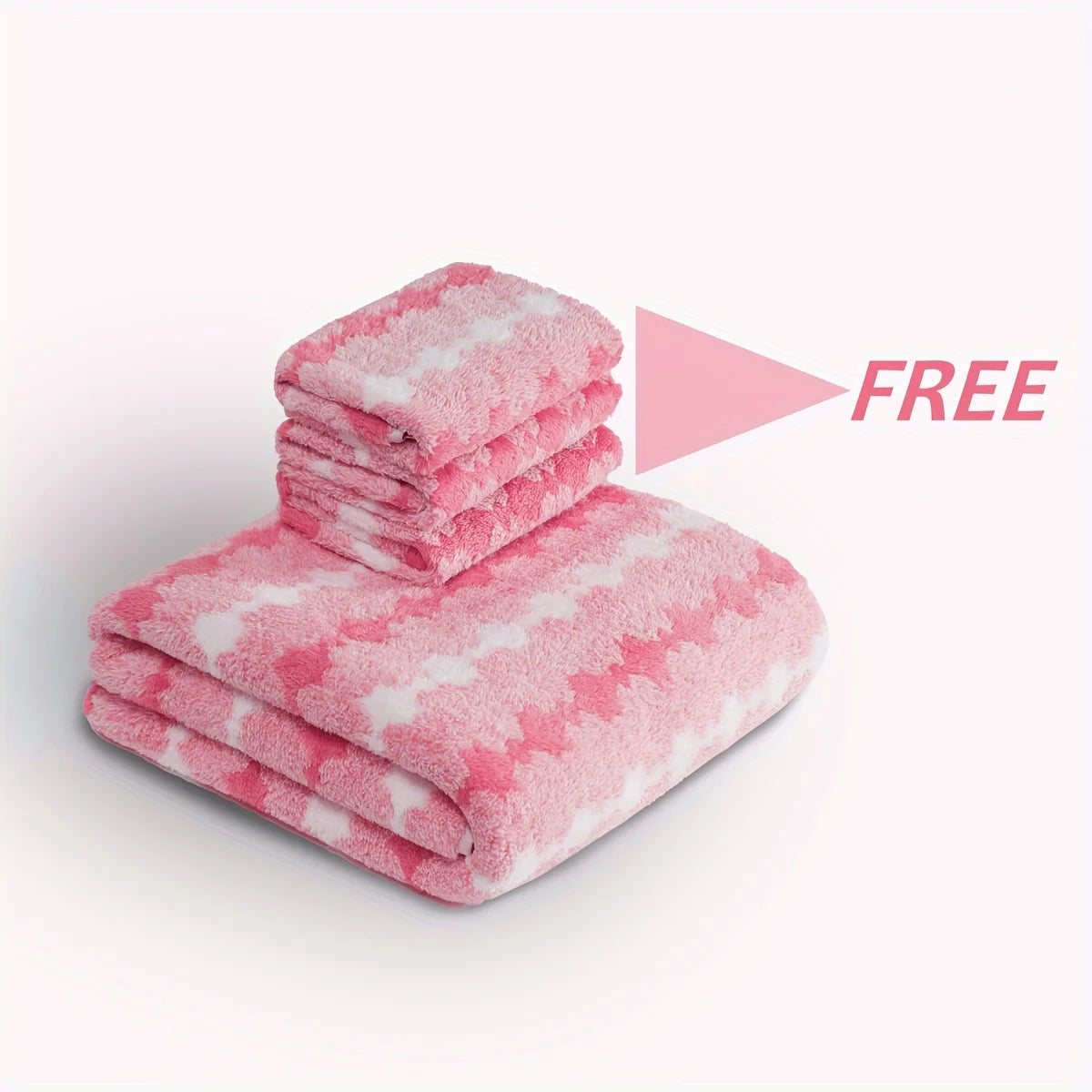 Soft Absorbent Cotton Towel Set Quick Dry Durable Washcloths