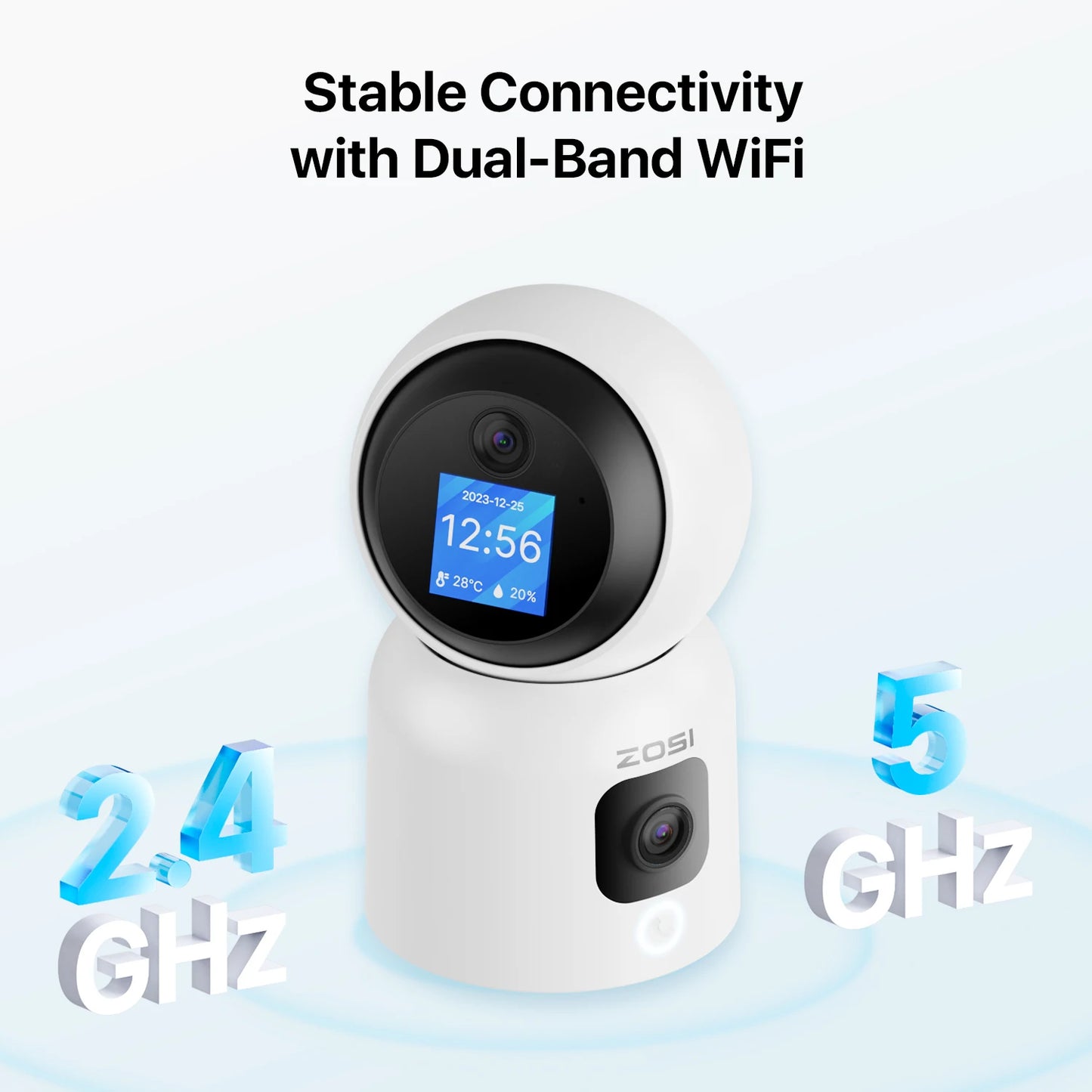 ZOSI Smart Home Security Camera With AI Auto Tracking Features
