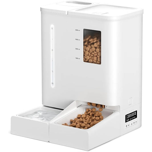 Automatic Cat Feeder and Water Dispenser with Voice Recording